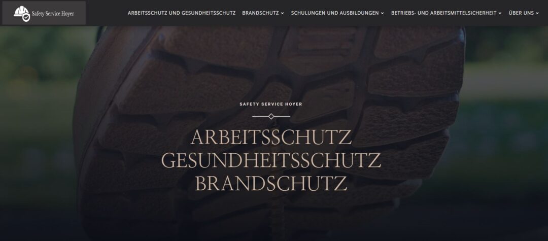 Website für Arbeitsschutz & Sicherheitslösungen