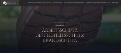 Website-Referenz Safety Service Hoyer