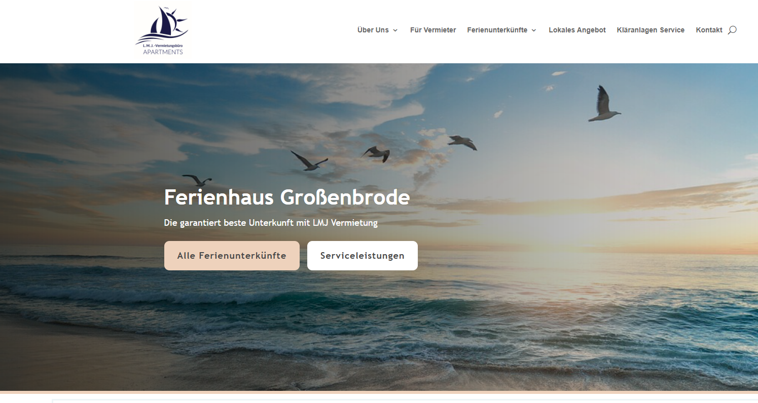 Individuelle WordPress-Websites für Vermietungsagentur