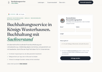 Buchhaltungsservice Nico Röber, Königs Wusterhausen