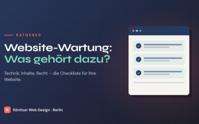 Website-Wartung: Was dazugehört und wie oft sie nötig ist